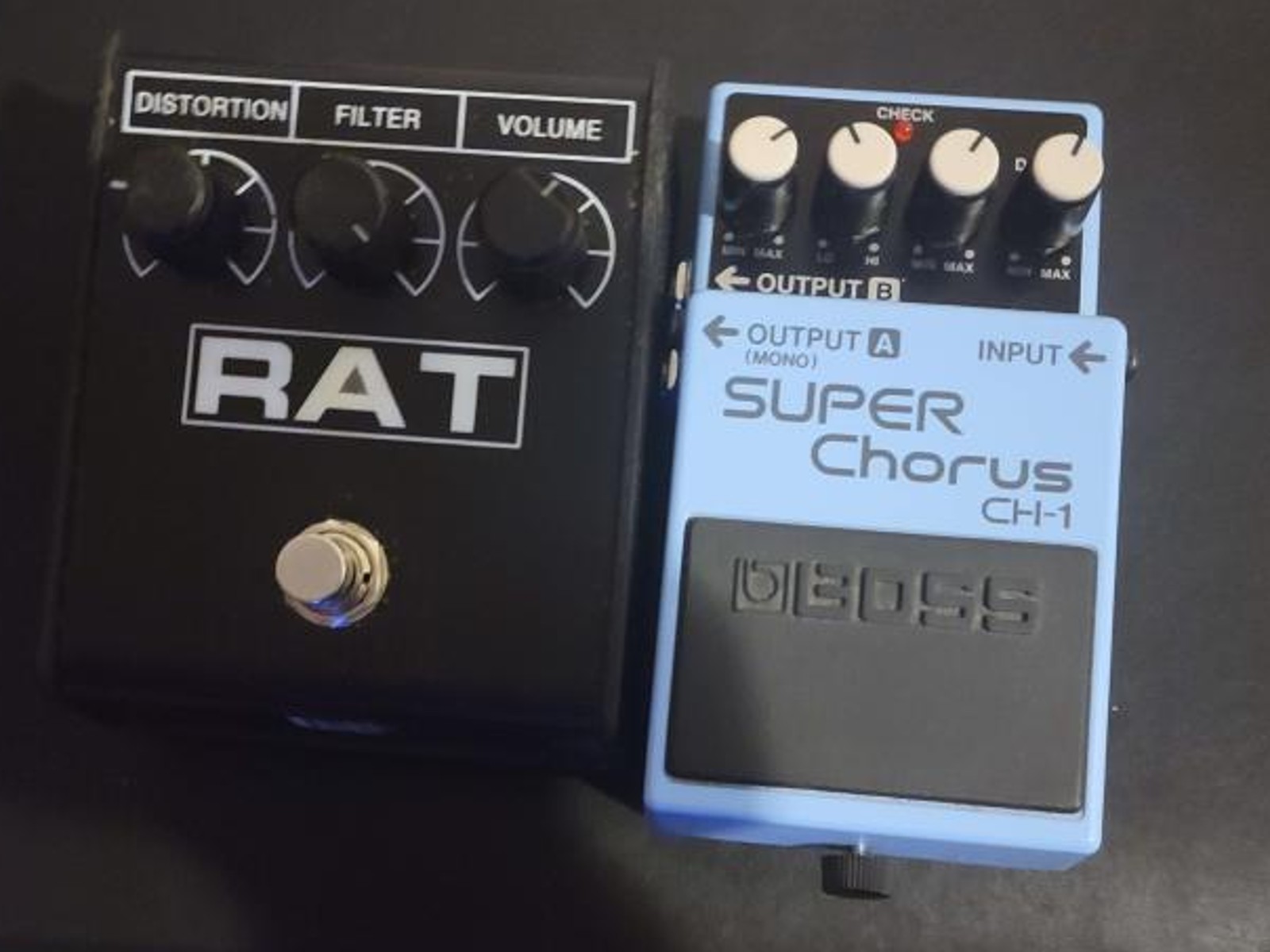 Metal Pedalboard by singularity0 featuring Boss CH-1 Super Chorus and Pro Co RAT 2