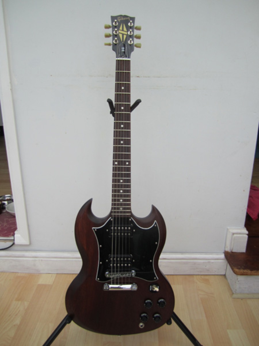 Music Gear Setup by mxpressuk featuring Gibson Custom SG Special Electric Guitar
