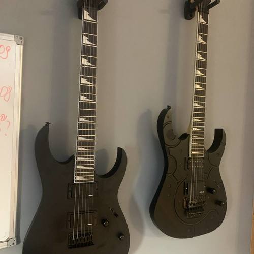 Photo of Ibanez Gio GRG121DX and more gear in a guitar