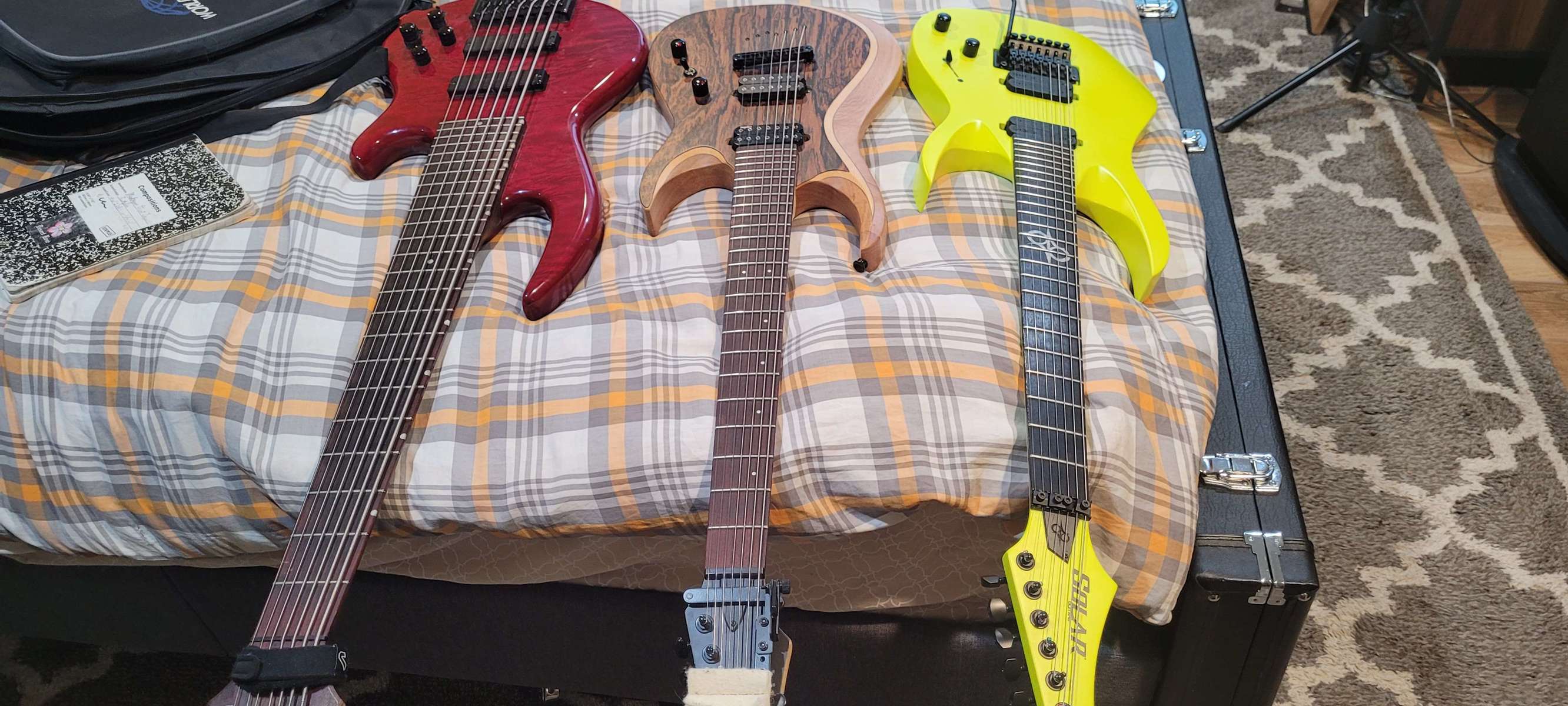Music Gear Setup by maksym_lazirko featuring Conklin Groove Tools GTG-7, Solar A2.7TBR, and Agile Legacy 727 and 1 more piece of gear