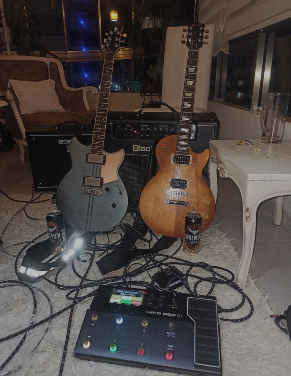 Metal Pedalboard by hakanbaysal featuring Gibson Les Paul Tribute HP 2017, Blackstar HT Studio 20 Combo Guitar Amplifier, and Boss Katana 50 MKII and 2 more pieces of gear