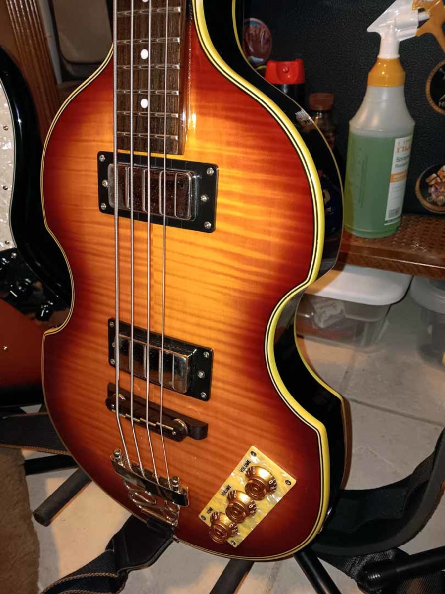 Music Gear Setup by jeremy_crockett featuring Epiphone Viola Bass