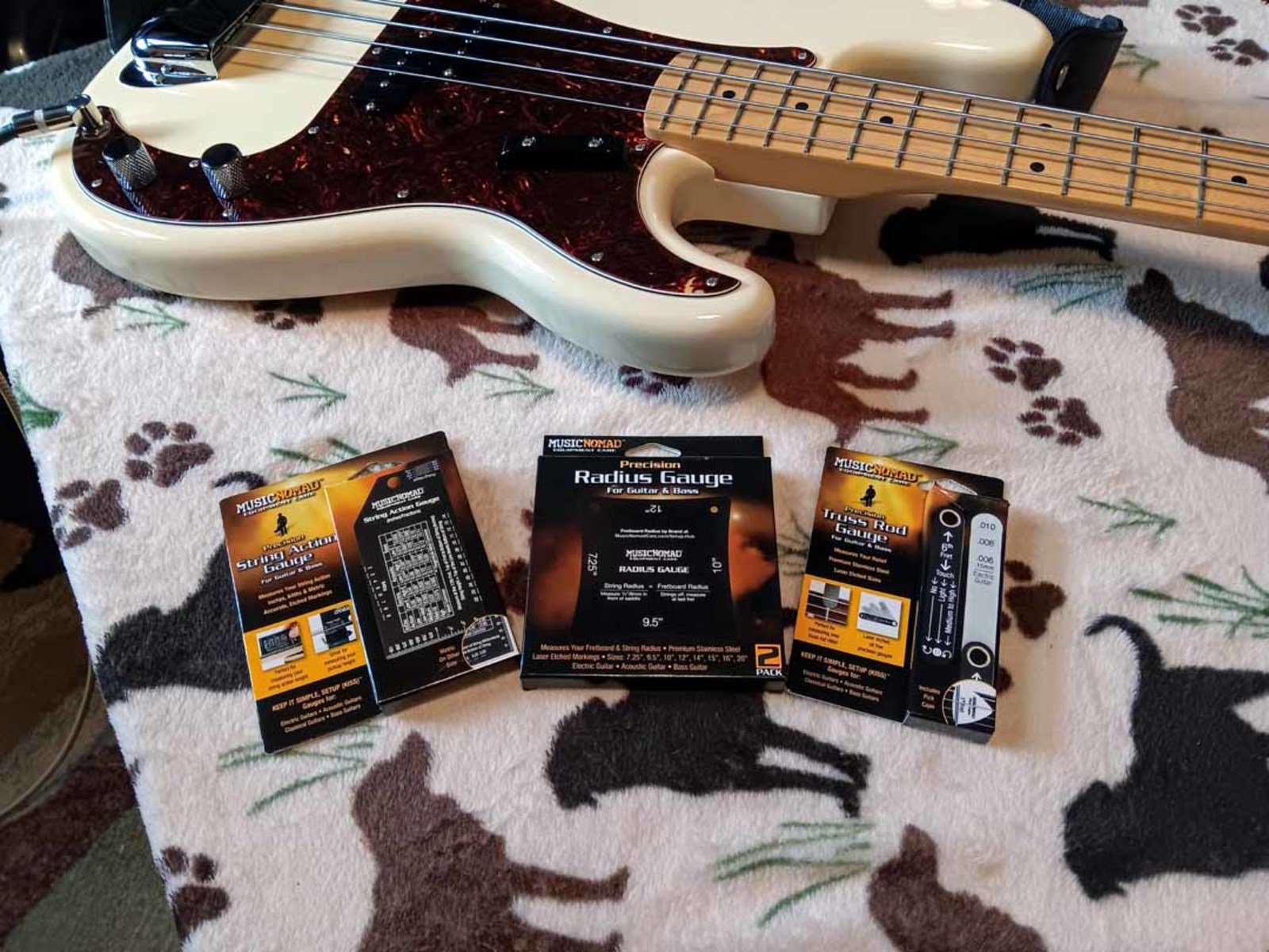 Studio Setup by jeremy_crockett featuring MusicNomad MN600 Precision Truss Rod Gauge with Pick Capo