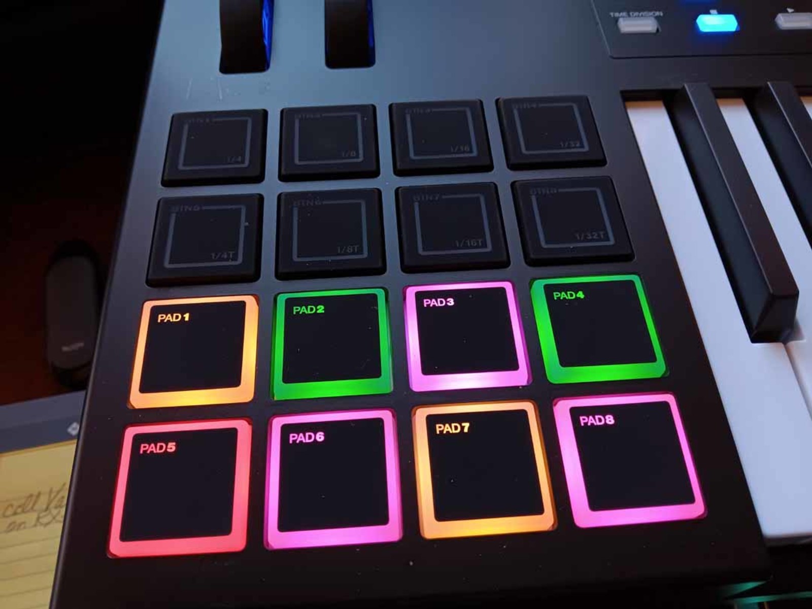 Studio Setup by jeremy_crockett featuring Alesis Vx49 49-Key Keyboard Controller