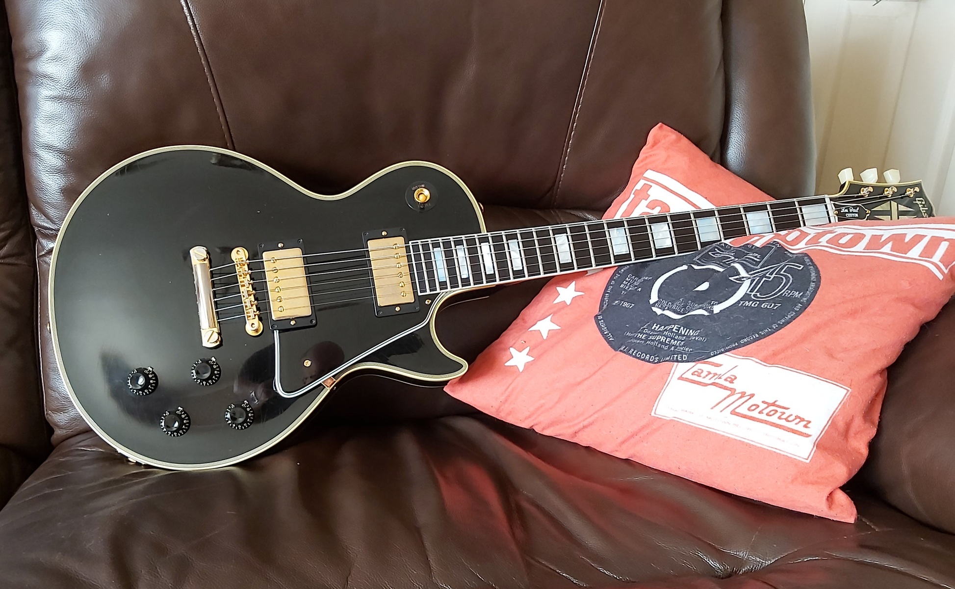 Music Gear Setup by lloydys featuring Gibson Custom Murphy Lab Ultra Light Aged Les Paul 57 reissue Custom Black Beauty