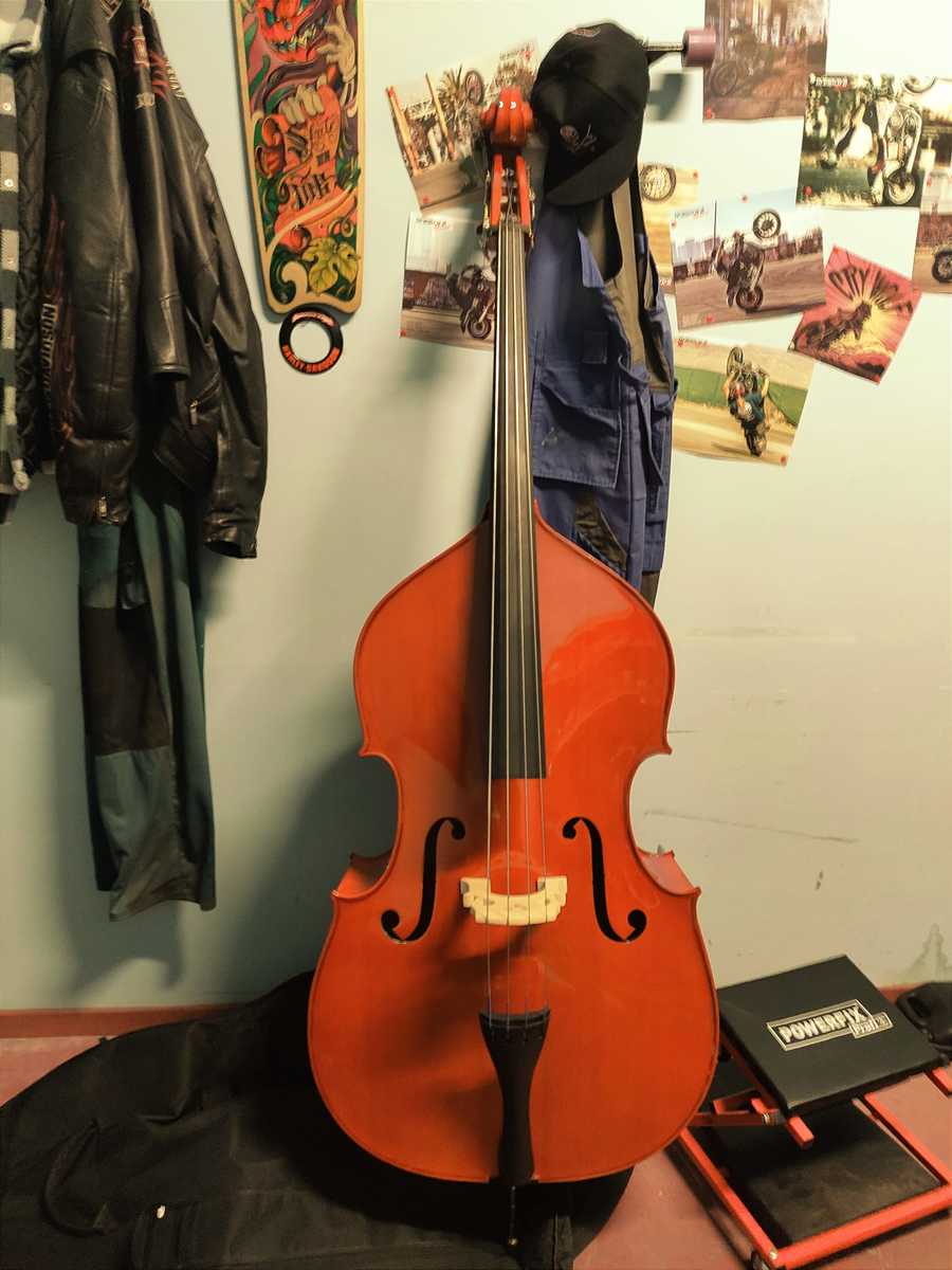 Music Gear Setup by zvn777 featuring VOX MEISTER DBASS C34 3/4 CONCERT BASS CARVED