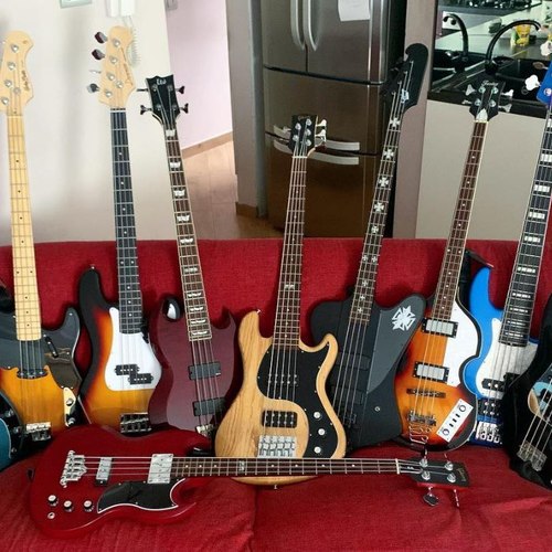 Photo of LTD Viper 414 and more gear in a bass