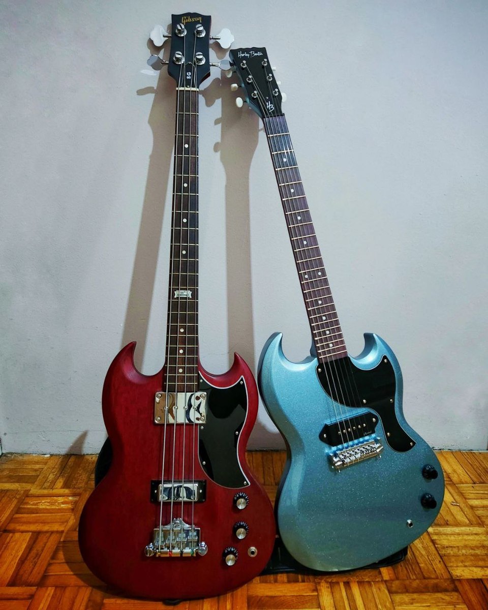 Gibson Bass Rig by thenerdbass featuring GIBSON SG SPECIAL BASS 120TH ANNIVERSARY and Harley Benton DC-60 Junior