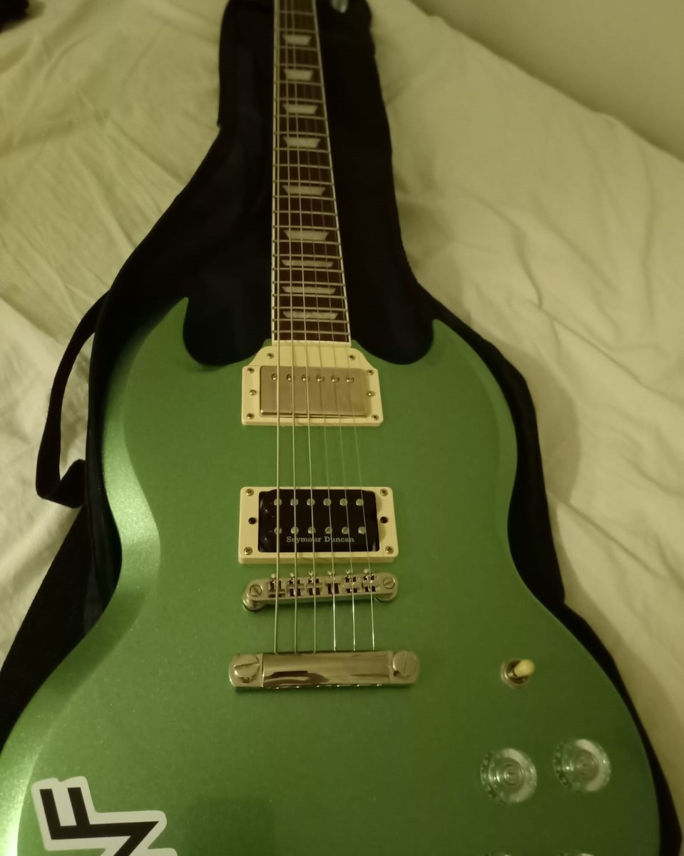 Metal Music Gear Setup by cyklopsyndrome featuring Seymour Duncan SH-4/TB-4 JB, Gotoh SG381-01 MG-T Locking 3L/3R C, and Epiphone SG Muse and 1 more piece of gear