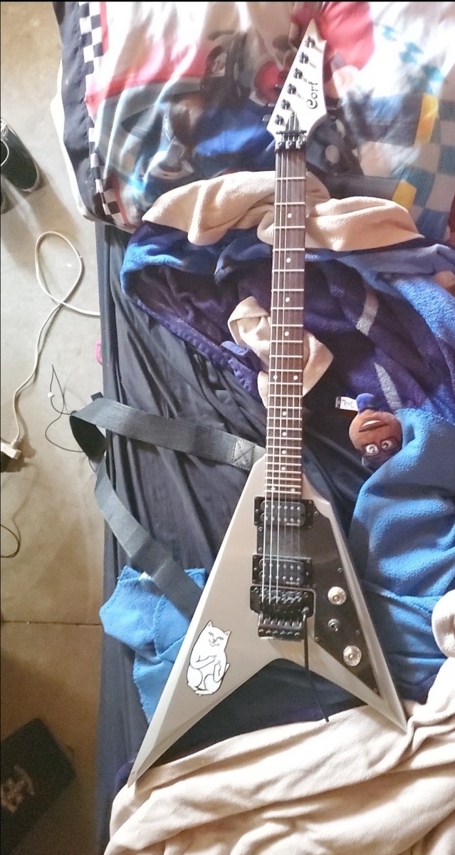 Music Gear Setup by briansm15 featuring Cort VX-4V