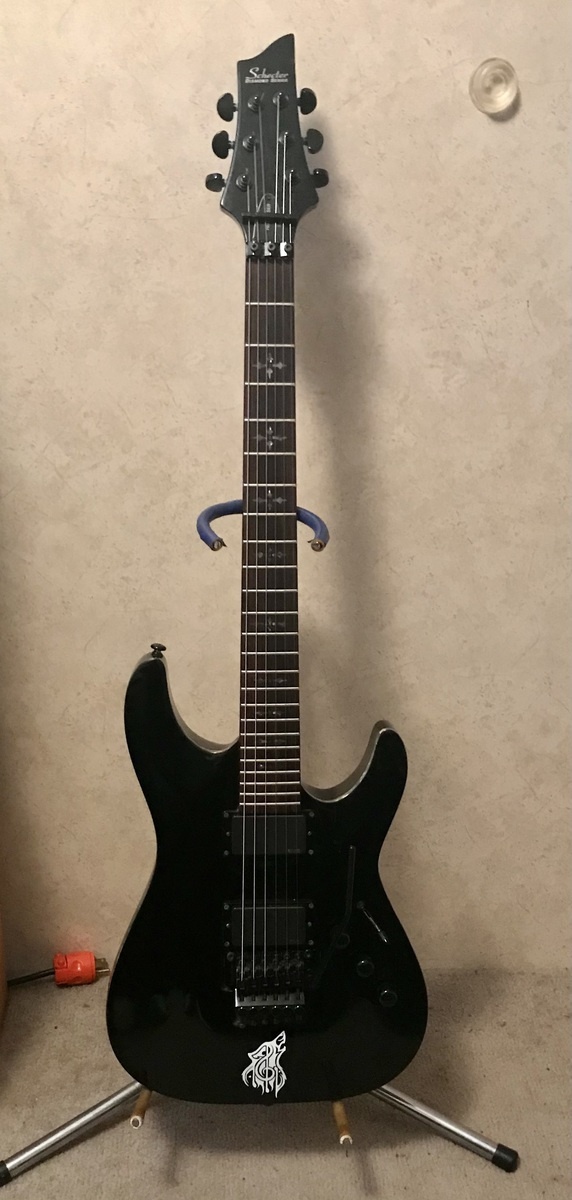 Music Gear Setup by akidcalledoutlaw featuring Schecter Hellraiser C-1 FR
