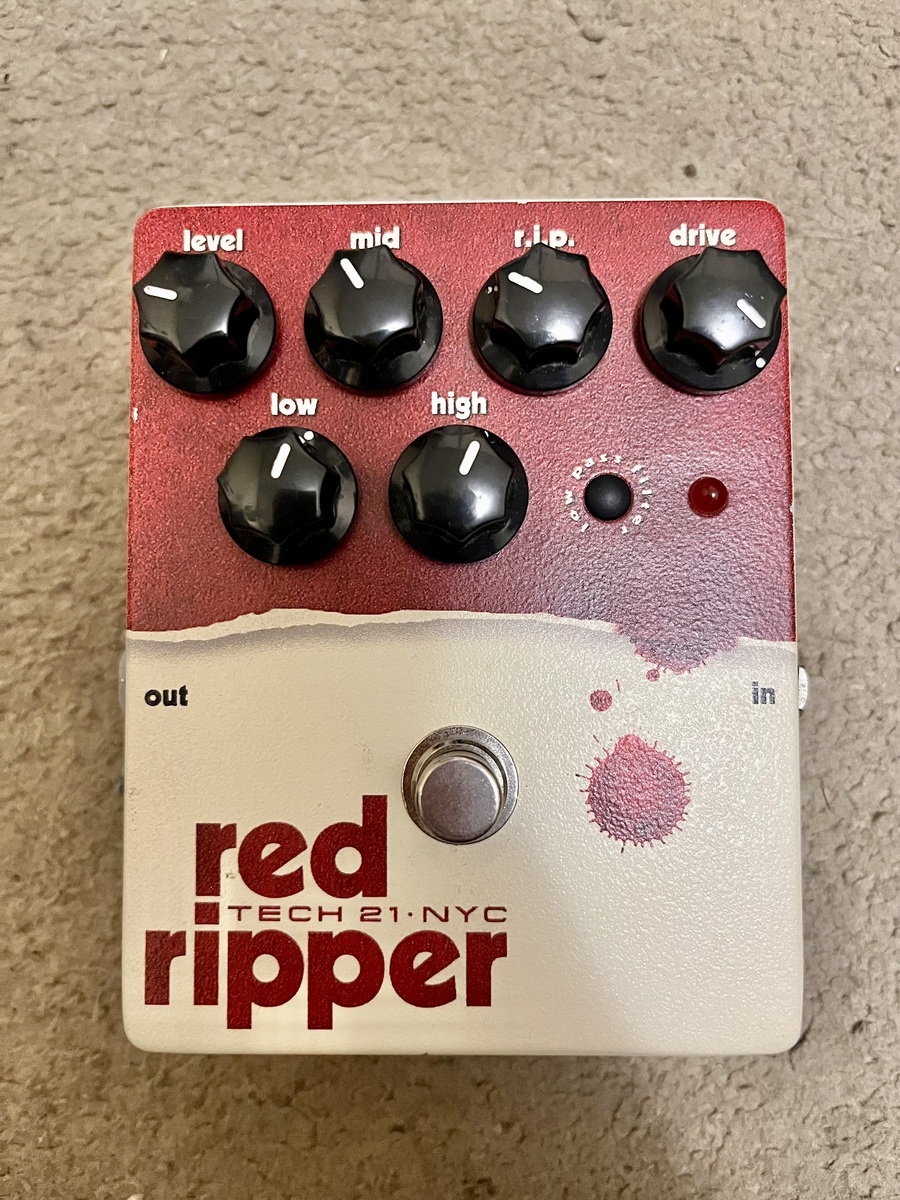 Pedalboard by akidcalledoutlaw featuring Tech 21 Red Ripper Distortion