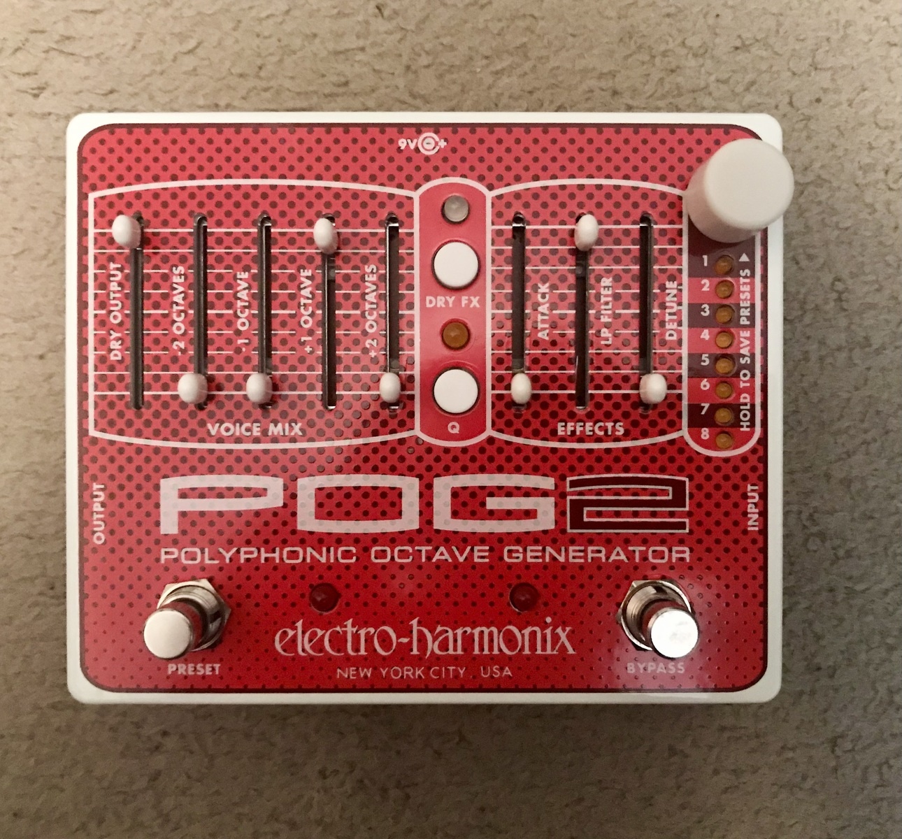 Pedalboard by akidcalledoutlaw featuring Electro-Harmonix POG2 Polyphonic Octave Generator