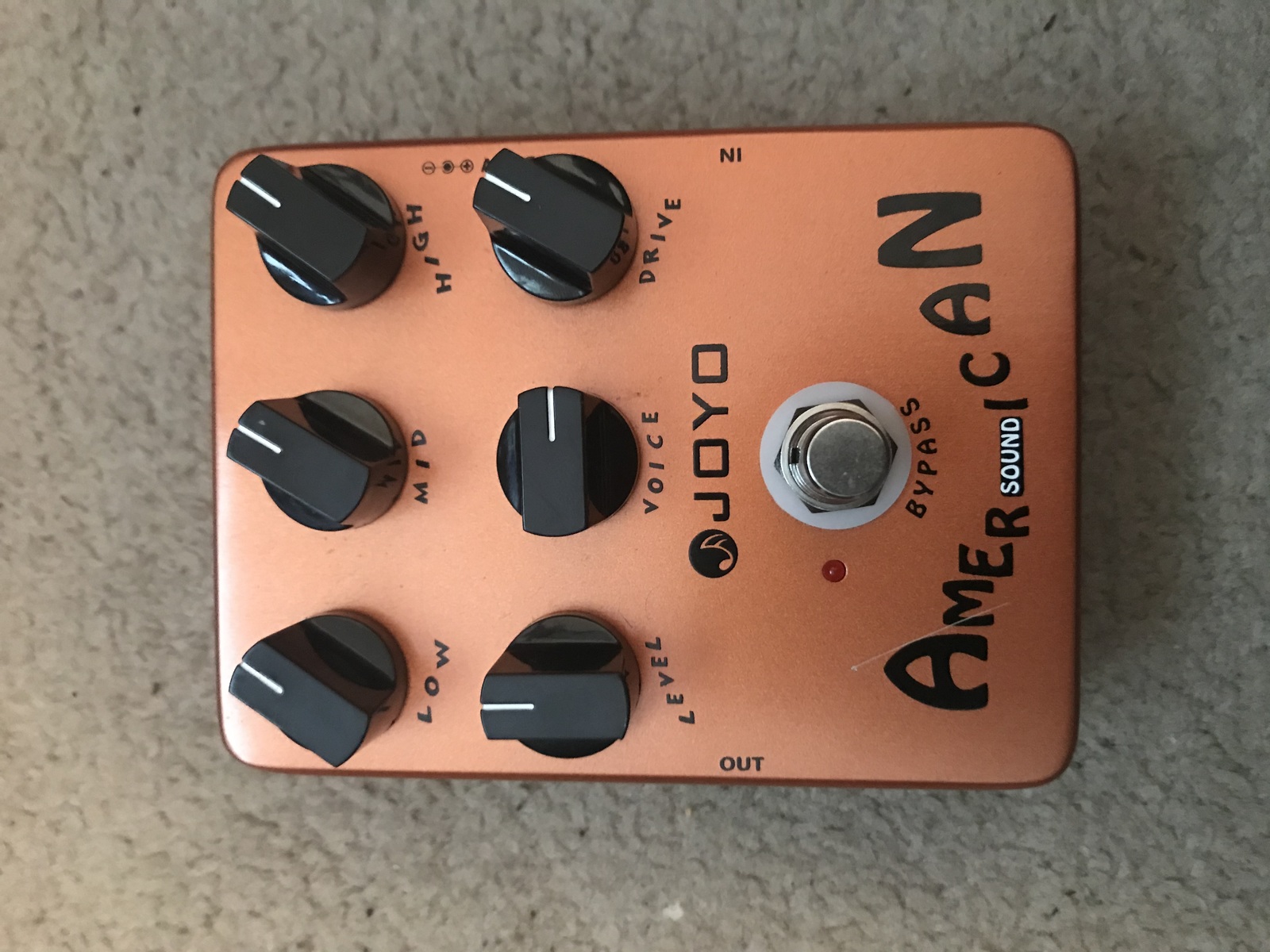 Pedalboard by akidcalledoutlaw featuring Joyo JF-14 American Sound