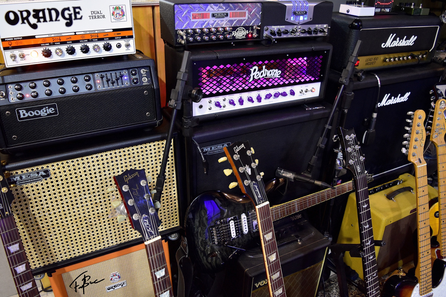 Punk Studio Setup by filbuc featuring Orange Amplifiers Dual Terror DT30H 30W Tube Guitar Amp Head