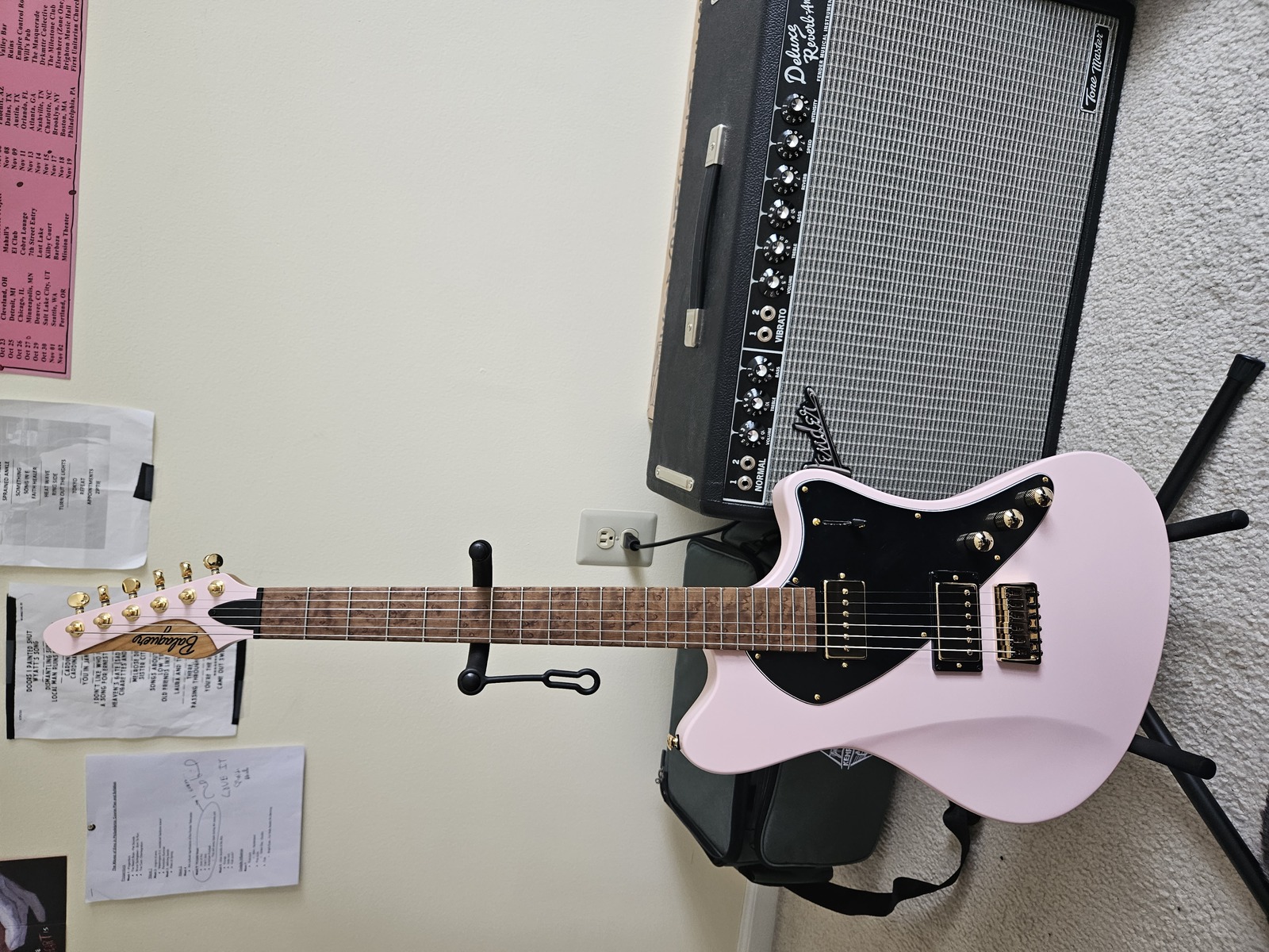 Metal Amp Rig by meh_sofia featuring Balaguer Espada and Fender Tone Master Deluxe Reverb