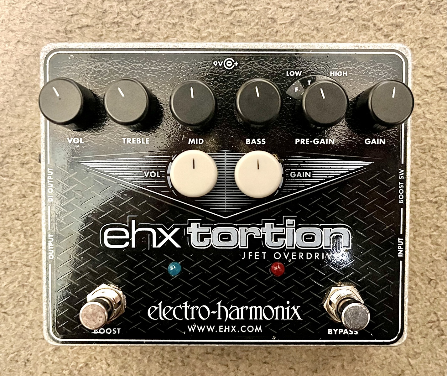 Pedalboard by akidcalledoutlaw featuring Electro-Harmonix EHX Tortion JFET Overdrive