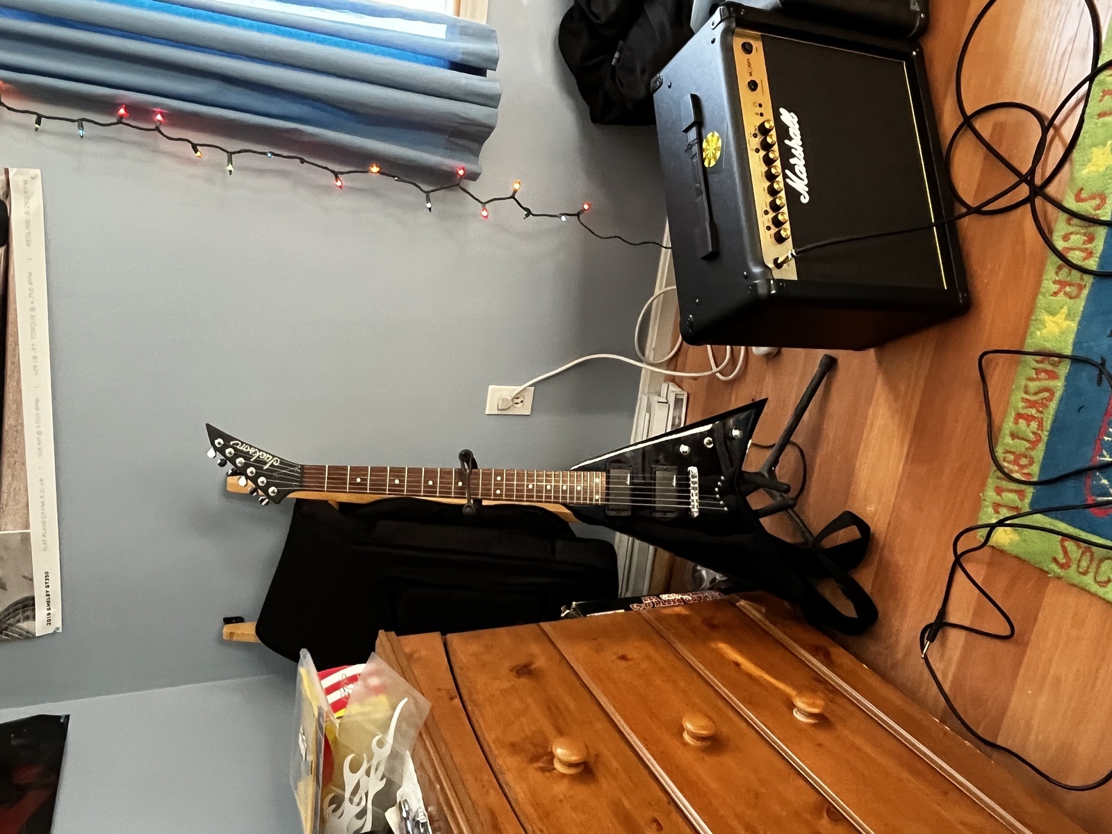 Marshall Amp Rig by gedandjohnny featuring Jackson JS30RR and Marshall MG30FX