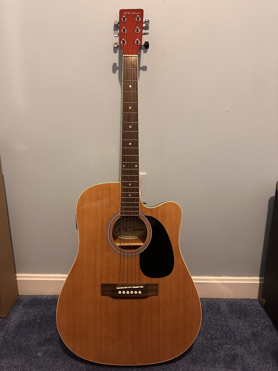 Music Gear Setup by creck featuring R.W. Jameson Acoustic/Electric Guitar