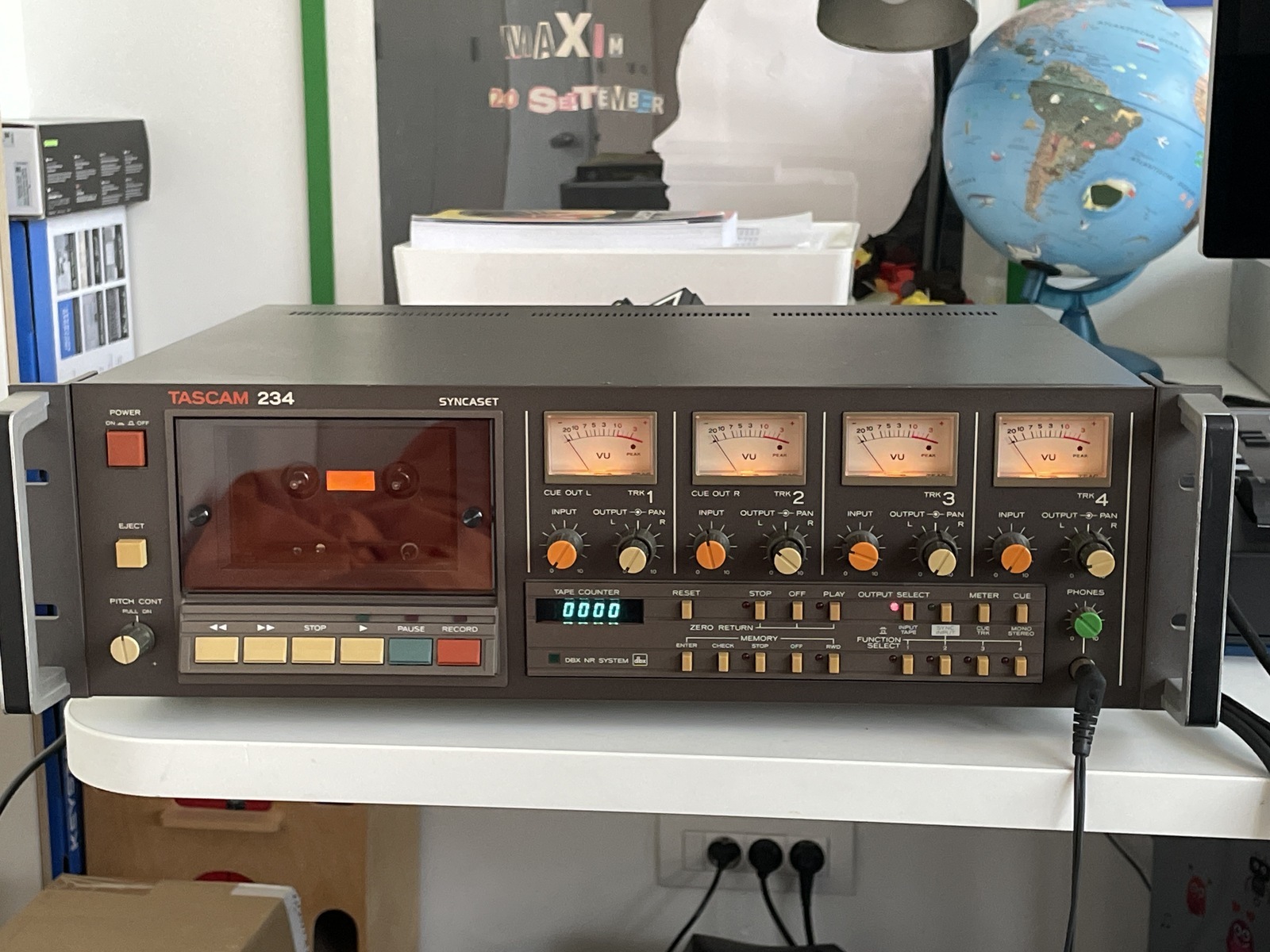 Music Gear Setup by louis_lambrecht featuring TASCAM 234 4-Track Cassette Recorder