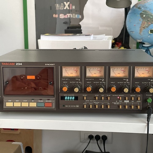 TASCAM カセット4トラックMTR TASCAM 234 234 Multitrack 4 Channel