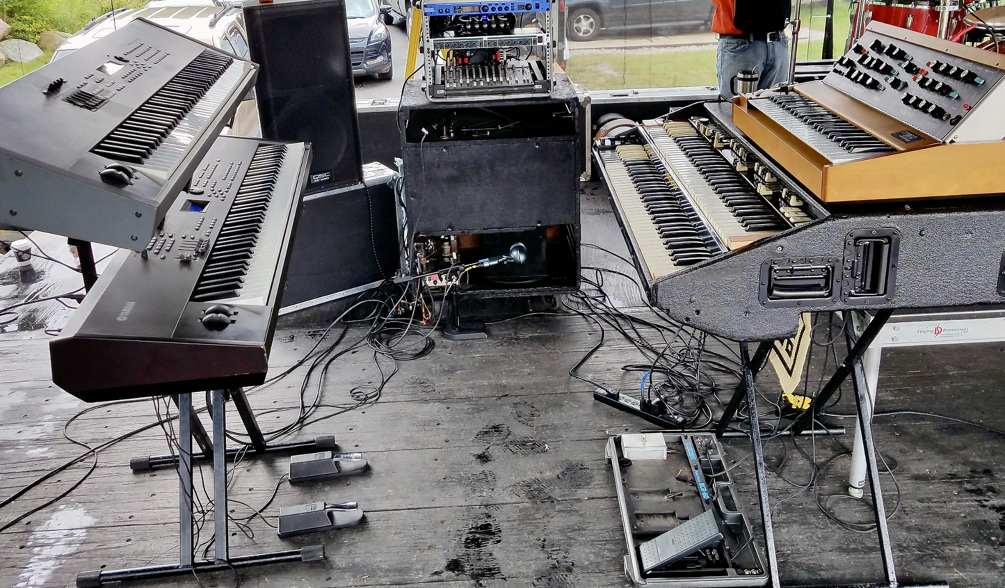 Electronic Synth Setup by mike_pyne featuring Hammond B-3, Moog Minimoog Model D, and Yamaha Motif 8 and 7 more pieces of gear