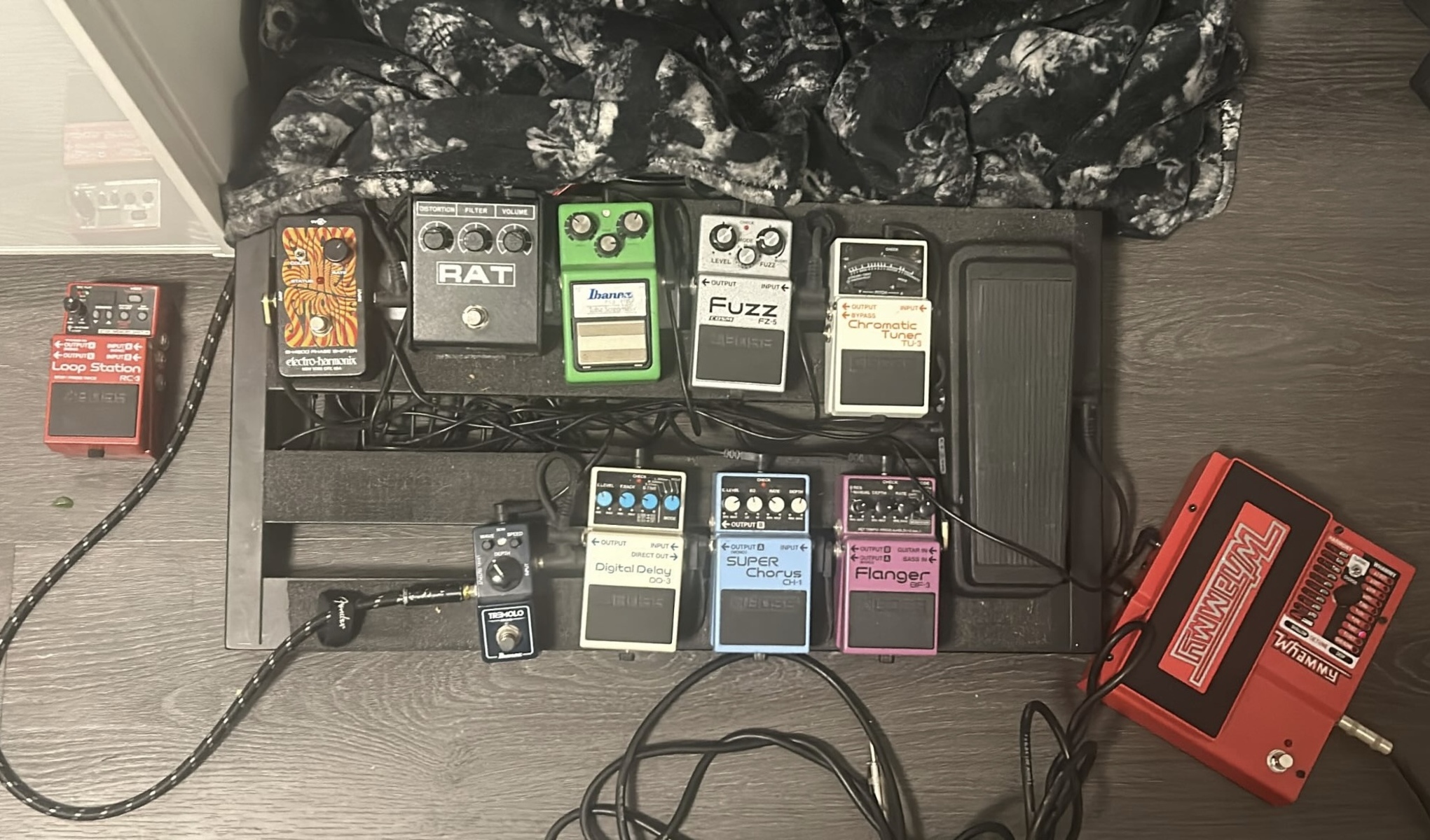 Boss Pedalboard by harrisontargett featuring DigiTech Whammy Pitch-Shifting Pedal, Dunlop GCB-95 Cry Baby, and Boss TU-3 Chromatic Tuner and 10 more pieces of gear