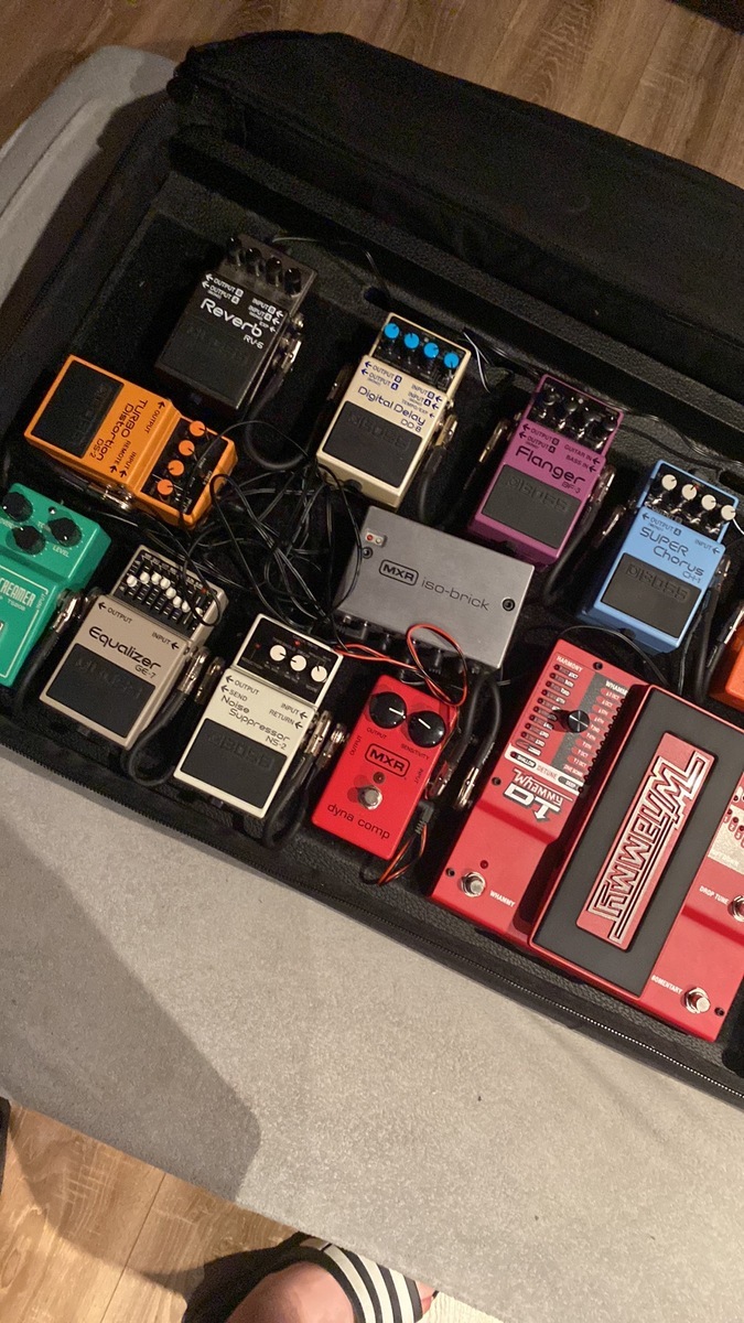 Metal Pedalboard by szesky featuring DigiTech Whammy DT, MXR M102 Dyna Comp, and Boss NS-2 Noise Suppressor and 8 more pieces of gear