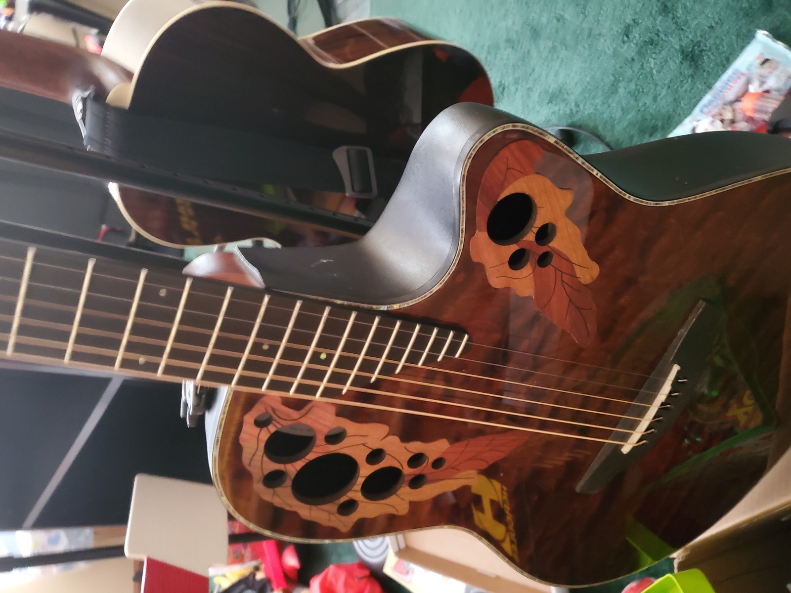 Music Gear Setup by holdengarciamusic featuring Ovation Celebrity Elite Plus CE44P-TGE Mid-Depth Acoustic-Electric Guitar - Dark Tiger Eye