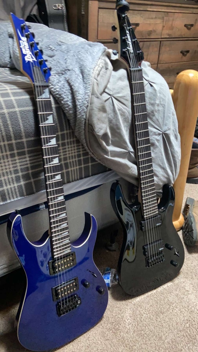 Jackson Music Gear Setup by mike_chambers featuring Ibanez GRGR120EX and Jackson JS22-7 Dinky