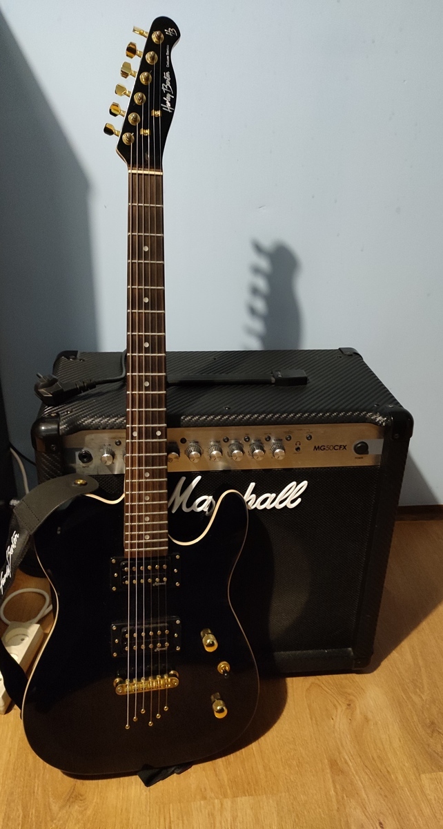 Harley Benton Amp Rig by luki98 featuring Marshall MG50CFX and Harley Benton TE-40 Deluxe