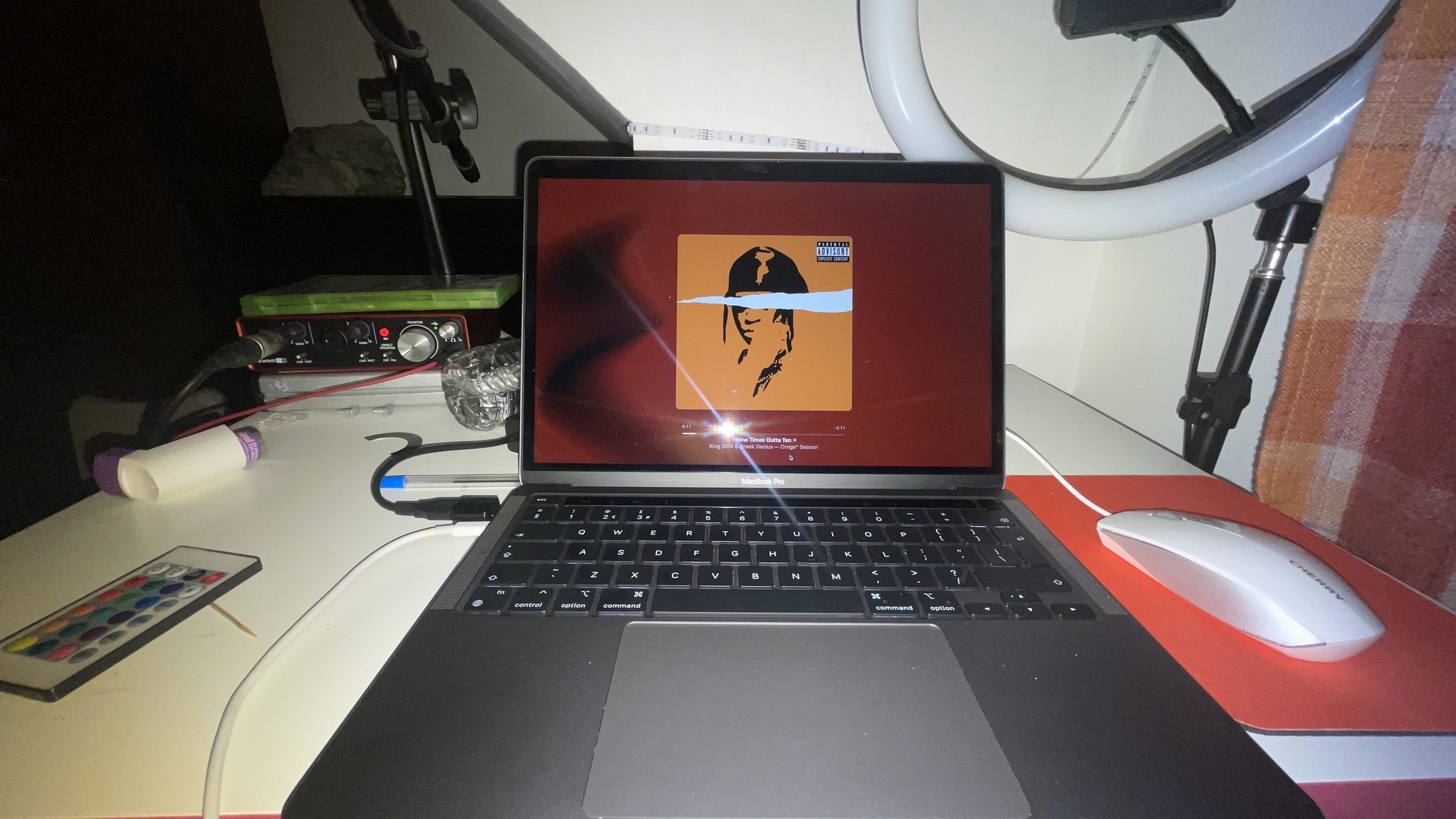 Electronic Studio Setup by kingdcn featuring Apple MacBook Pro (General)