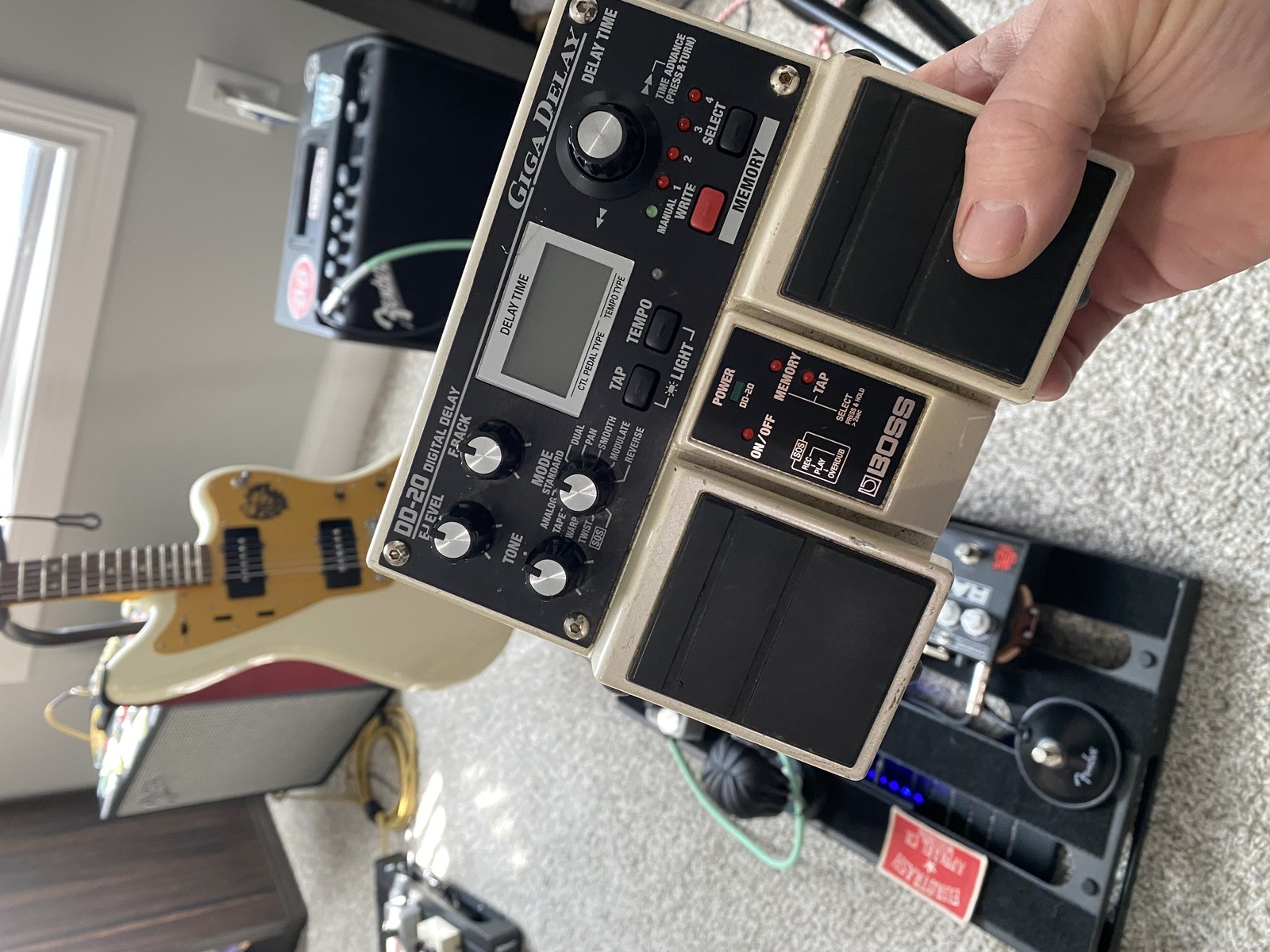 Music Gear Setup by jakrabbitnick featuring Boss DD-20 Giga Delay