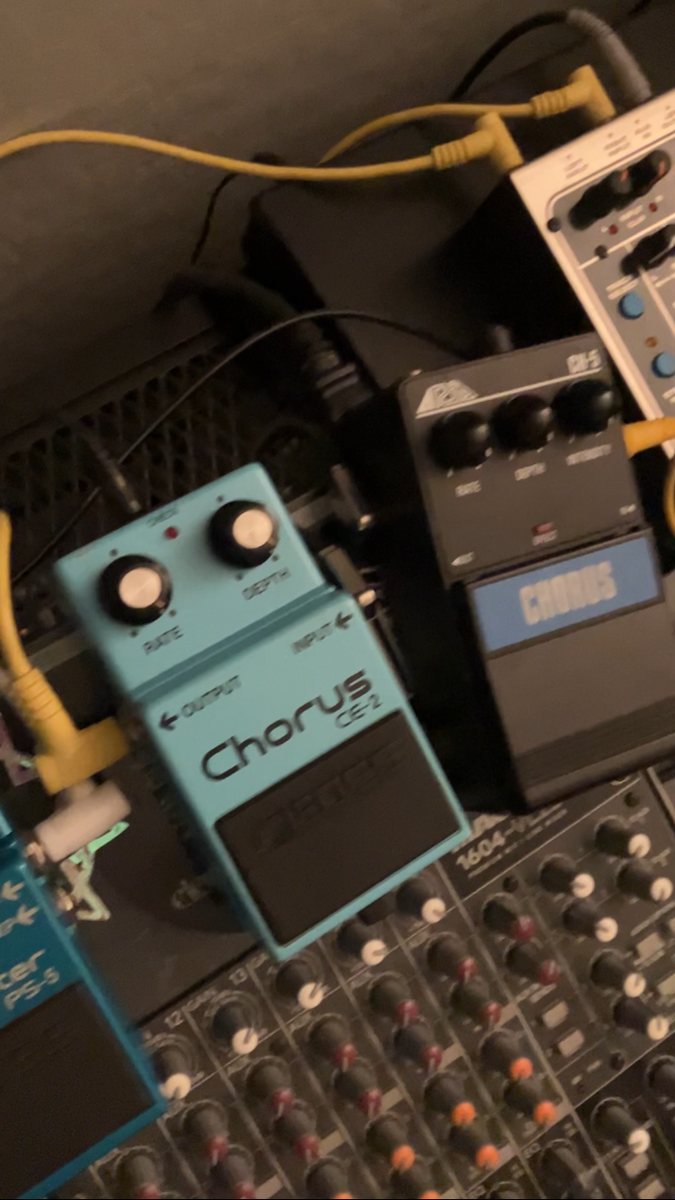 Electronic Studio Setup by miles_ellis featuring Boss CE-2 Chorus and Aria CH-5 Chorus
