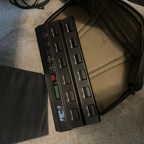 Photo of Digitech RP-1 in a pedalboard