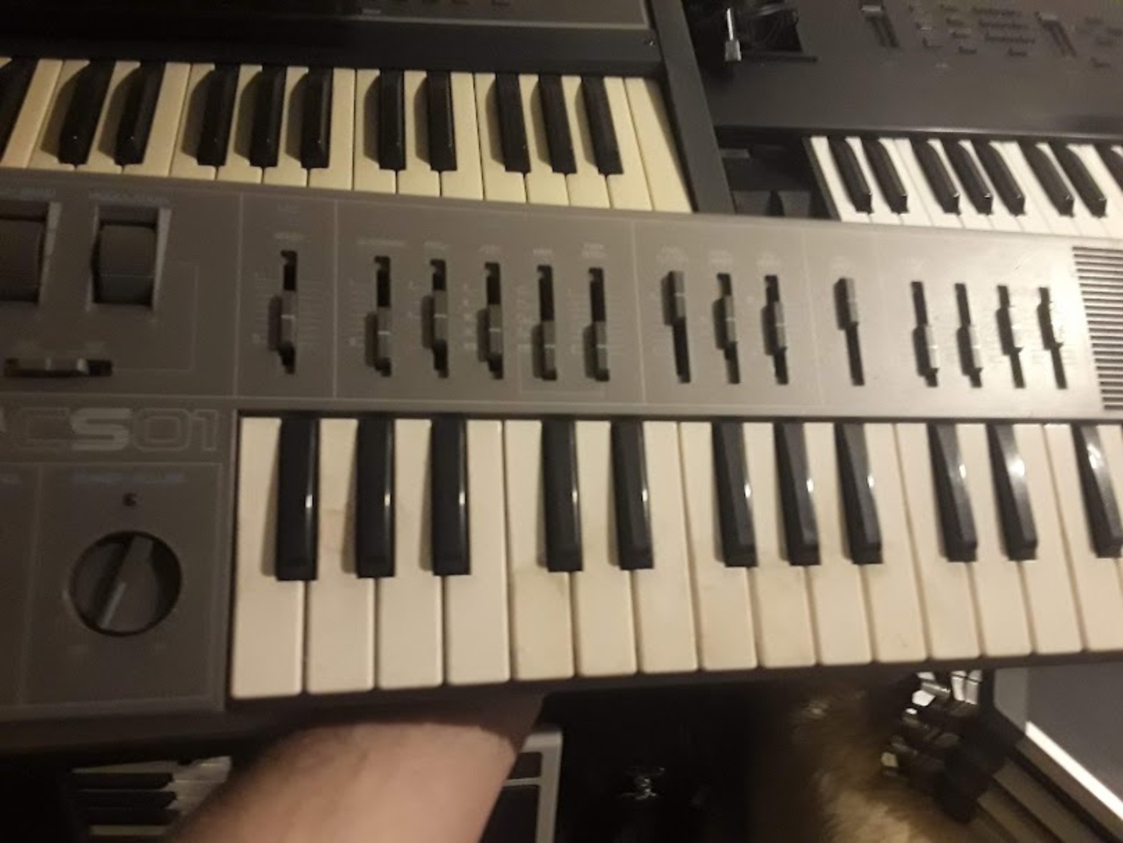 Electronic Synth Setup by shok featuring Yamaha CS-01