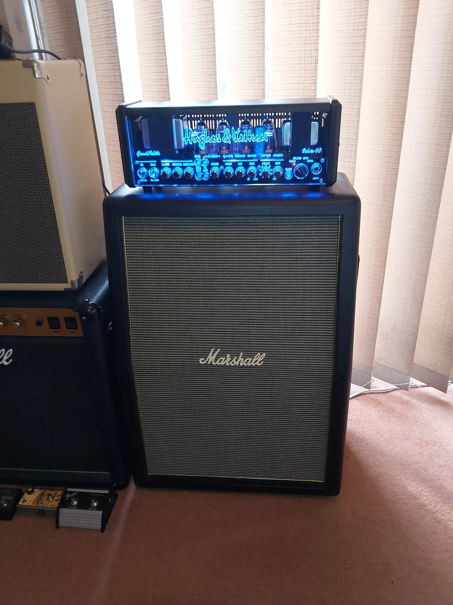 Metal Studio Setup by lloydys featuring Hughes & Kettner GrandMeister Deluxe 40
