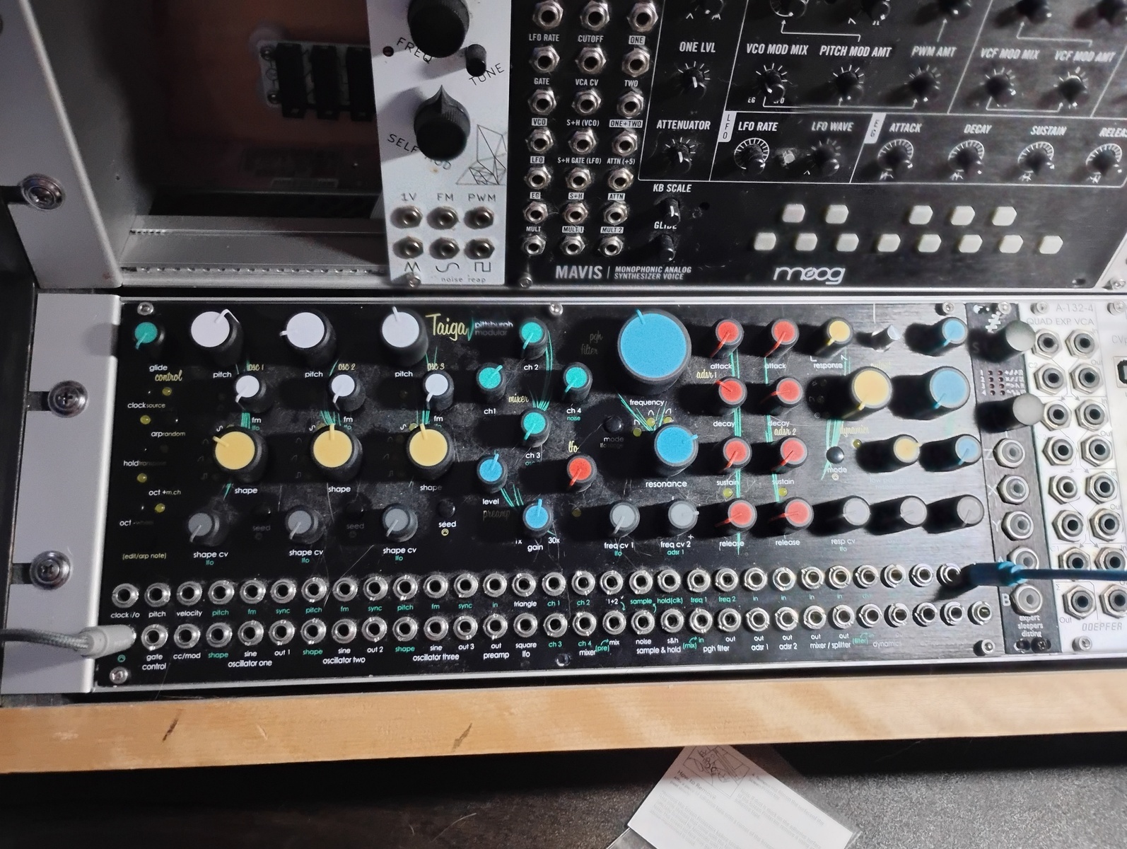 Music Gear Setup by krinum featuring Pittsburgh Modular Taiga Semi-modular Paraphonic Synthesizer