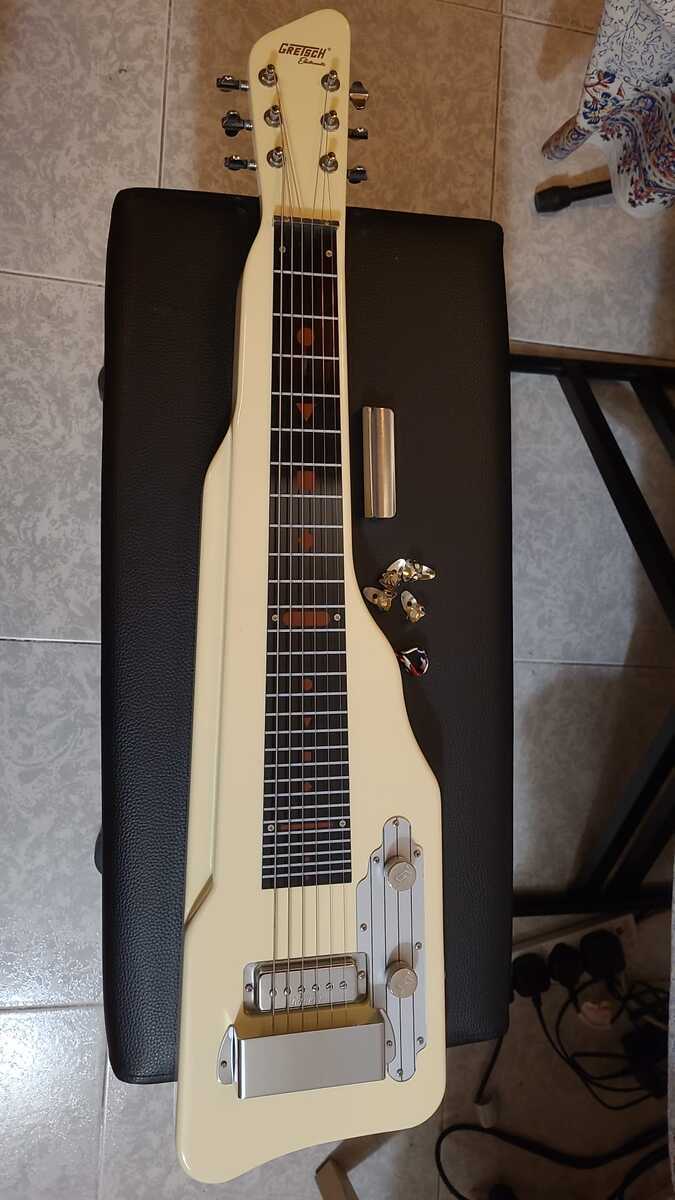 Music Gear Setup by aravin_dhillon featuring Gretsch G5715 Lap Steel