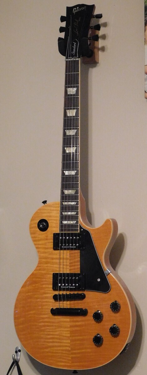Music Gear Setup by gtrplyr83 featuring Seymour Duncan Pearly Gates humbucker Set, 2012 Gibson Les Paul Standard (Customized/PAF's), and Gotoh MG-T Magnum Lock T Locking Tuners and 2 more pieces of gear