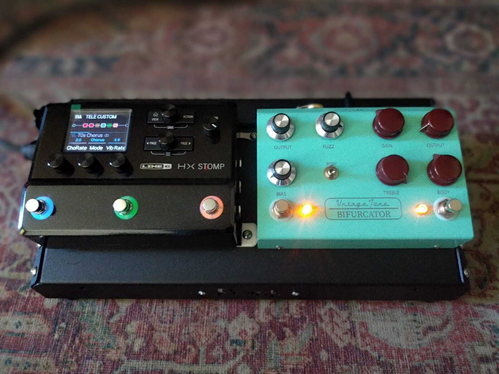Metal Music Gear Setup by ivy_rojas featuring Line 6 HX Stomp Guitar Multi-Effects Floor Processor