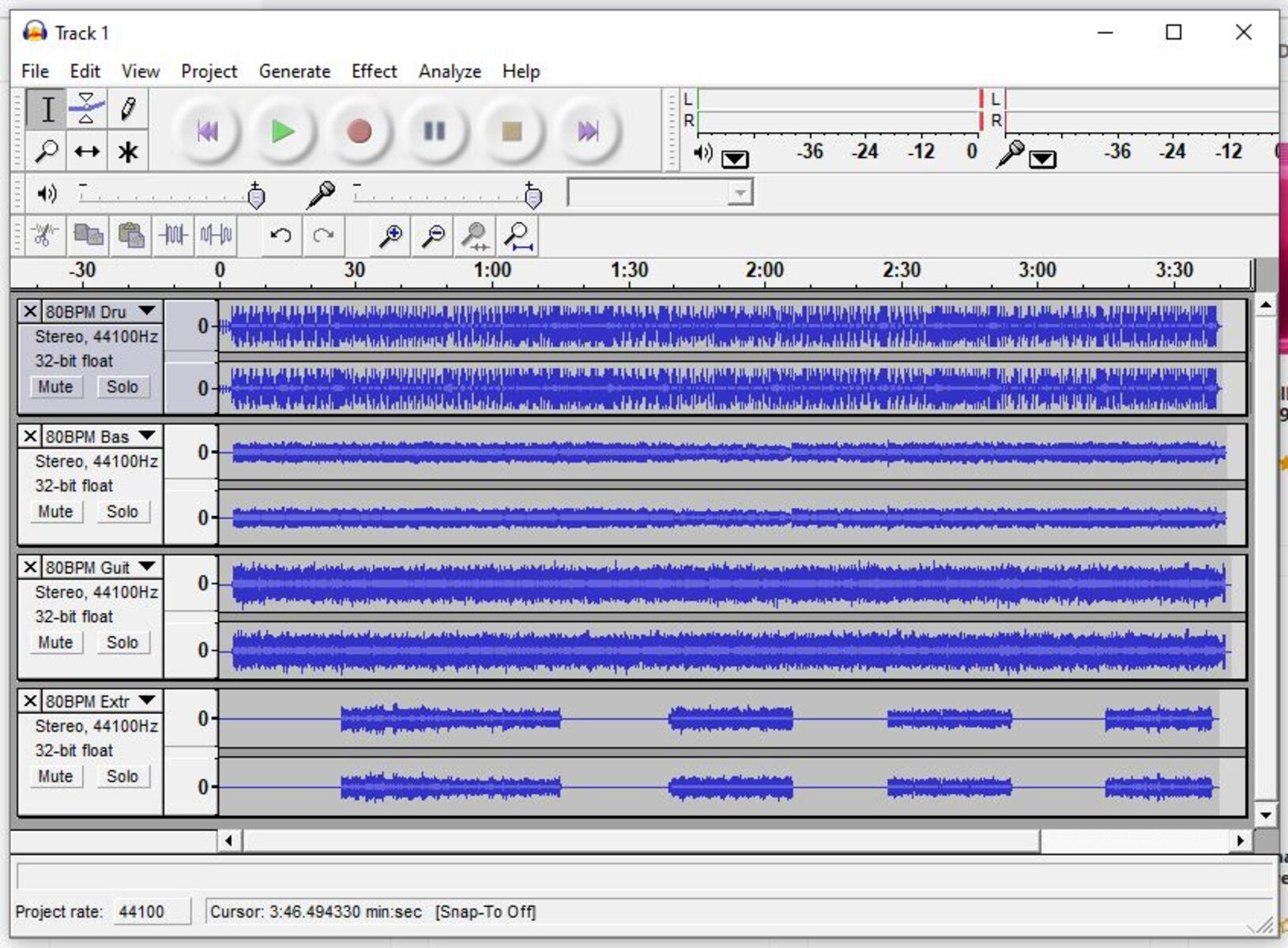 Electronic Studio Setup by memoryloop featuring Audacity