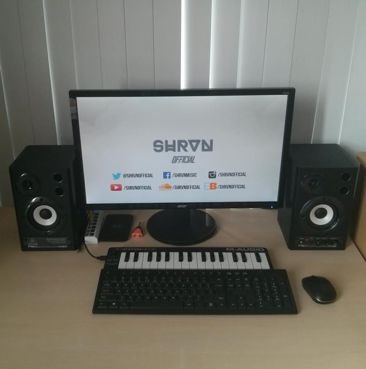 shrvnofficial's music gear photo