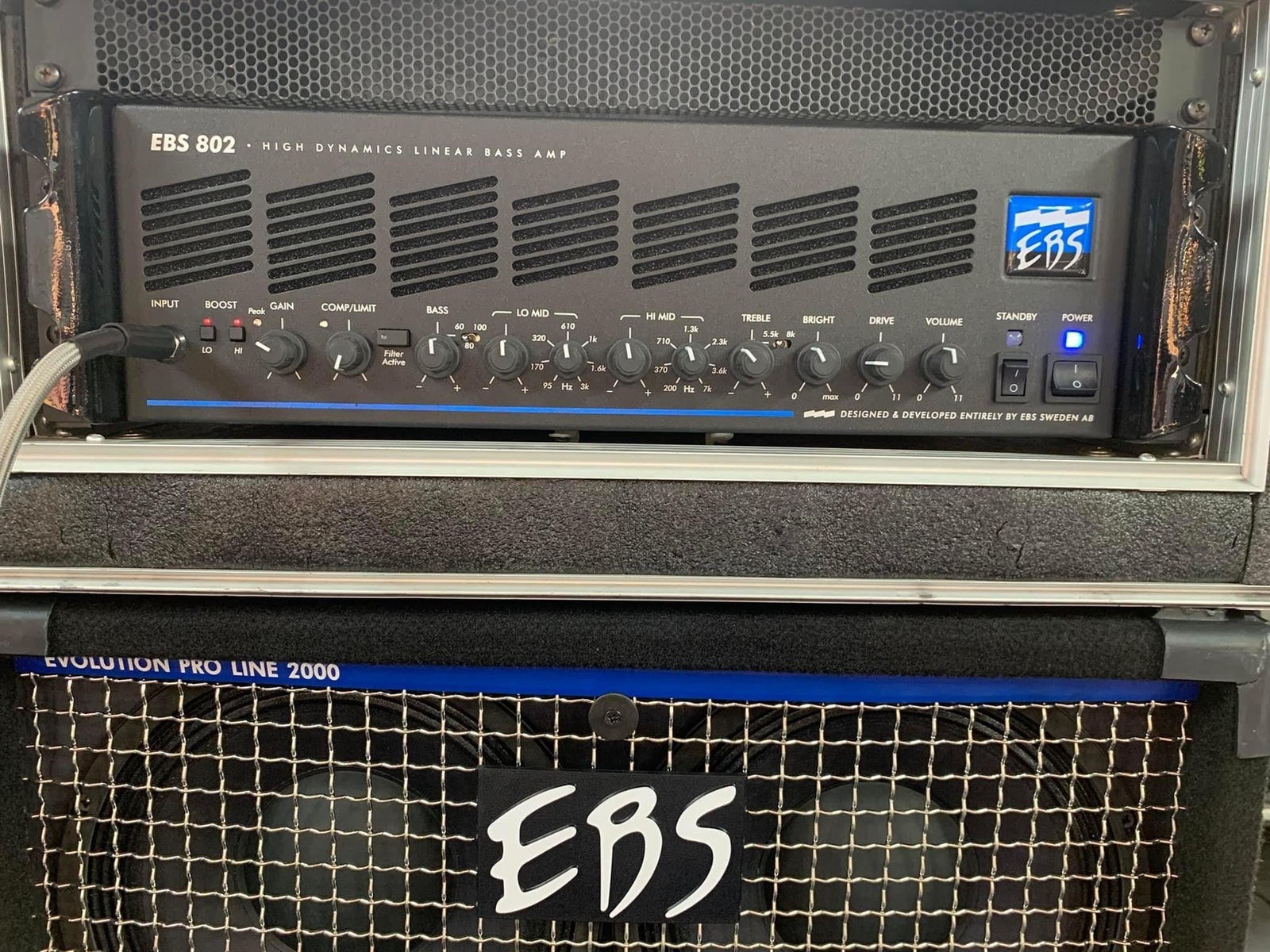 Live Rig by jclarkjams featuring EBS 802 750-Watt High Dynamics Linear Solid State Bass Amp Head