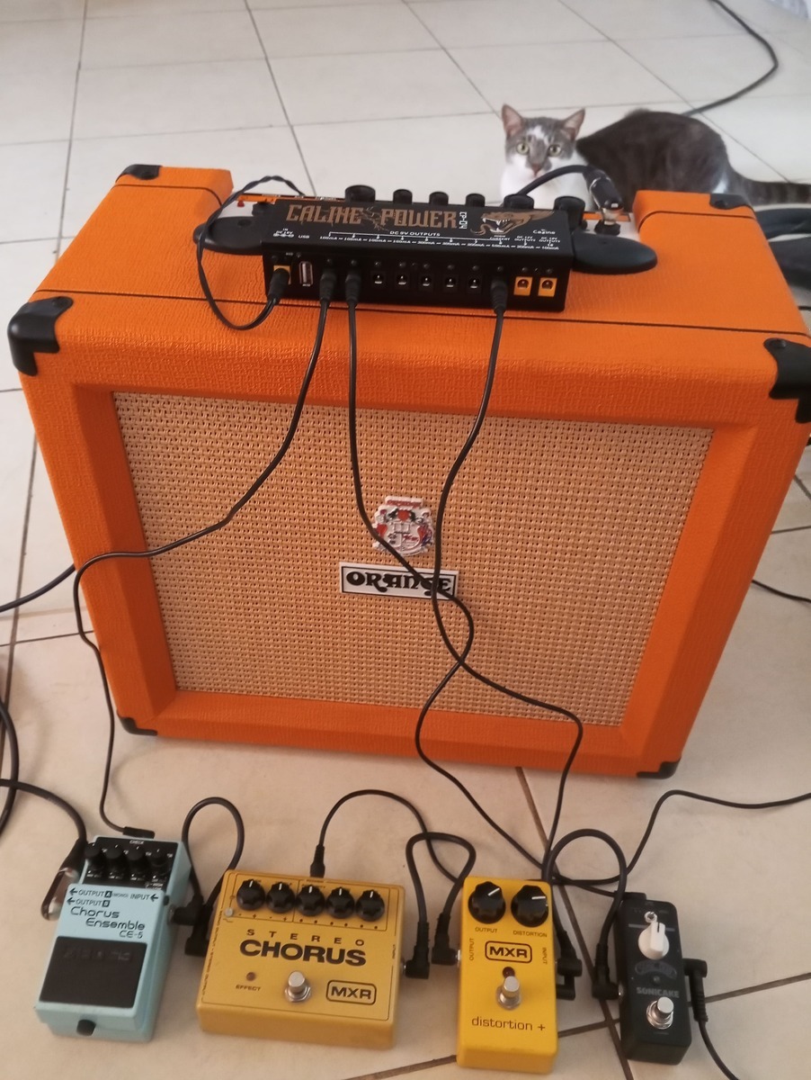 MXR Pedalboard by dogpool featuring Boss CE-5 Chorus Ensemble, MXR M134 Stereo Chorus, and MXR M104 Distortion+ and 1 more piece of gear
