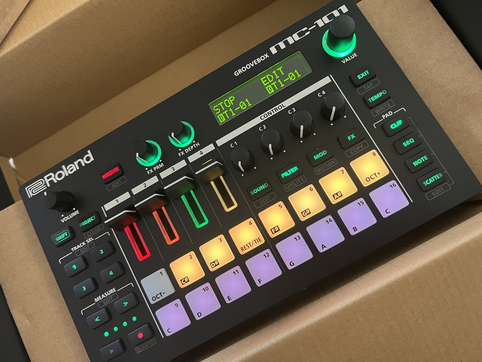 Drum Kit by dbfalken featuring Roland MC-101 Groovebox