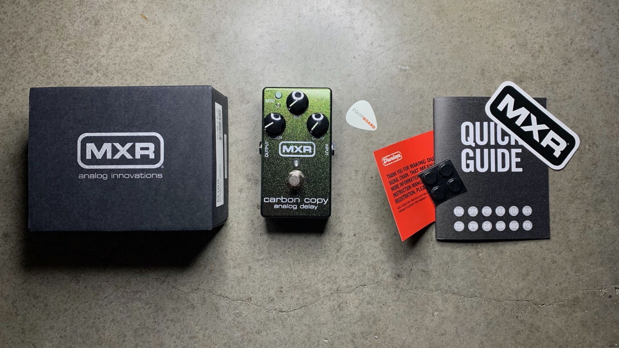 Metal Pedalboard by equipboard featuring MXR M169 Carbon Copy