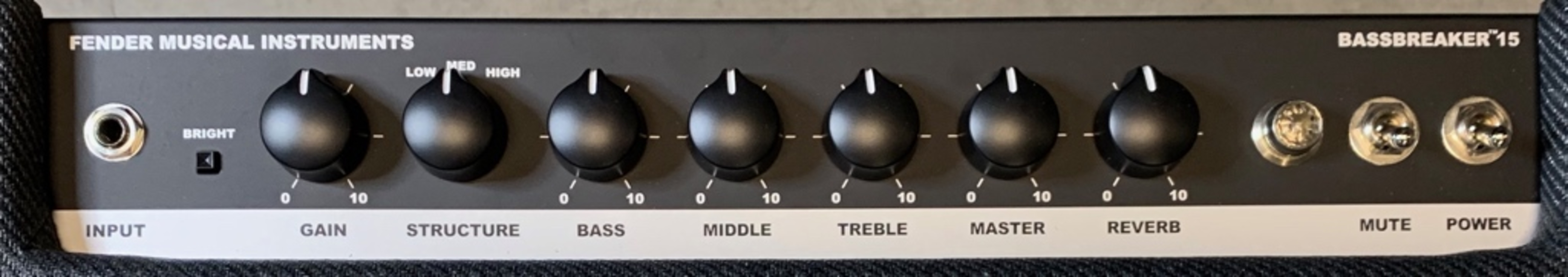 Amp Rig by equipboard featuring Fender Bassbreaker 15