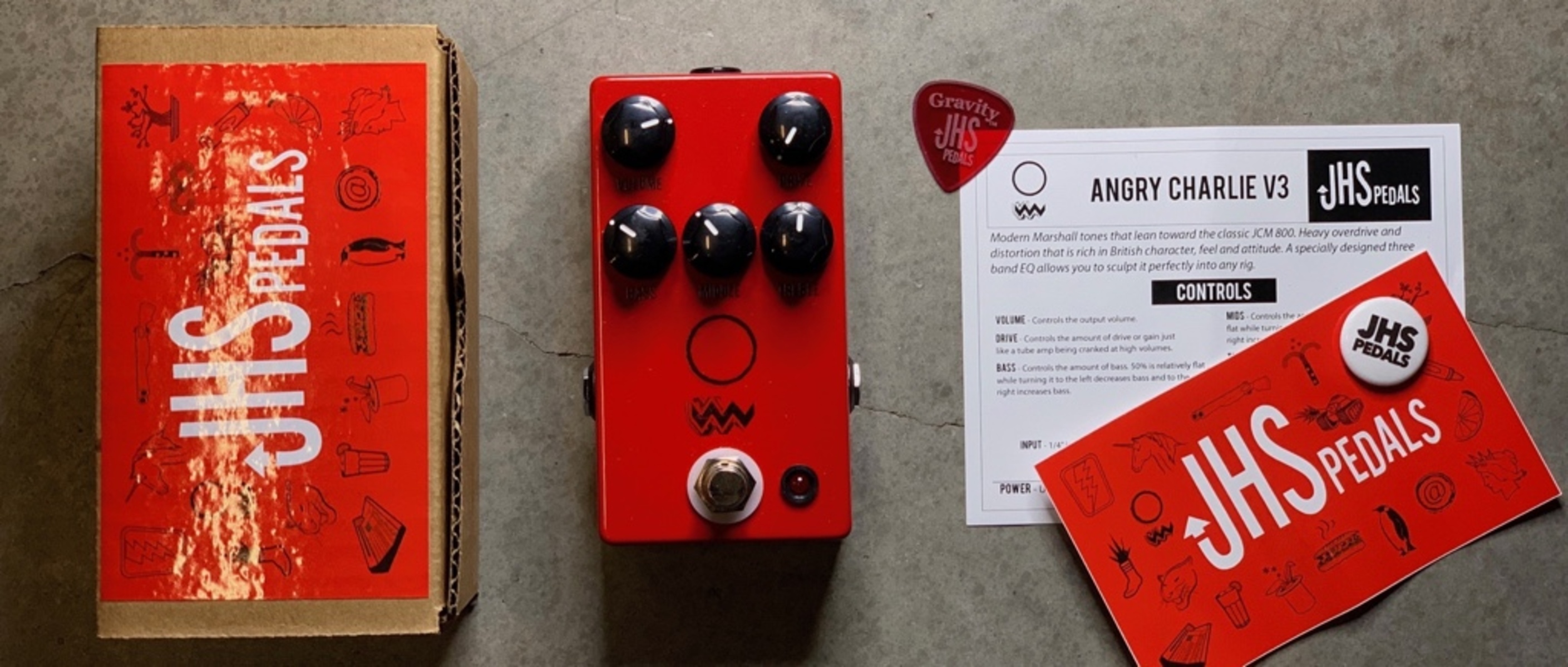 Pedalboard by equipboard featuring JHS Angry Charlie V3
