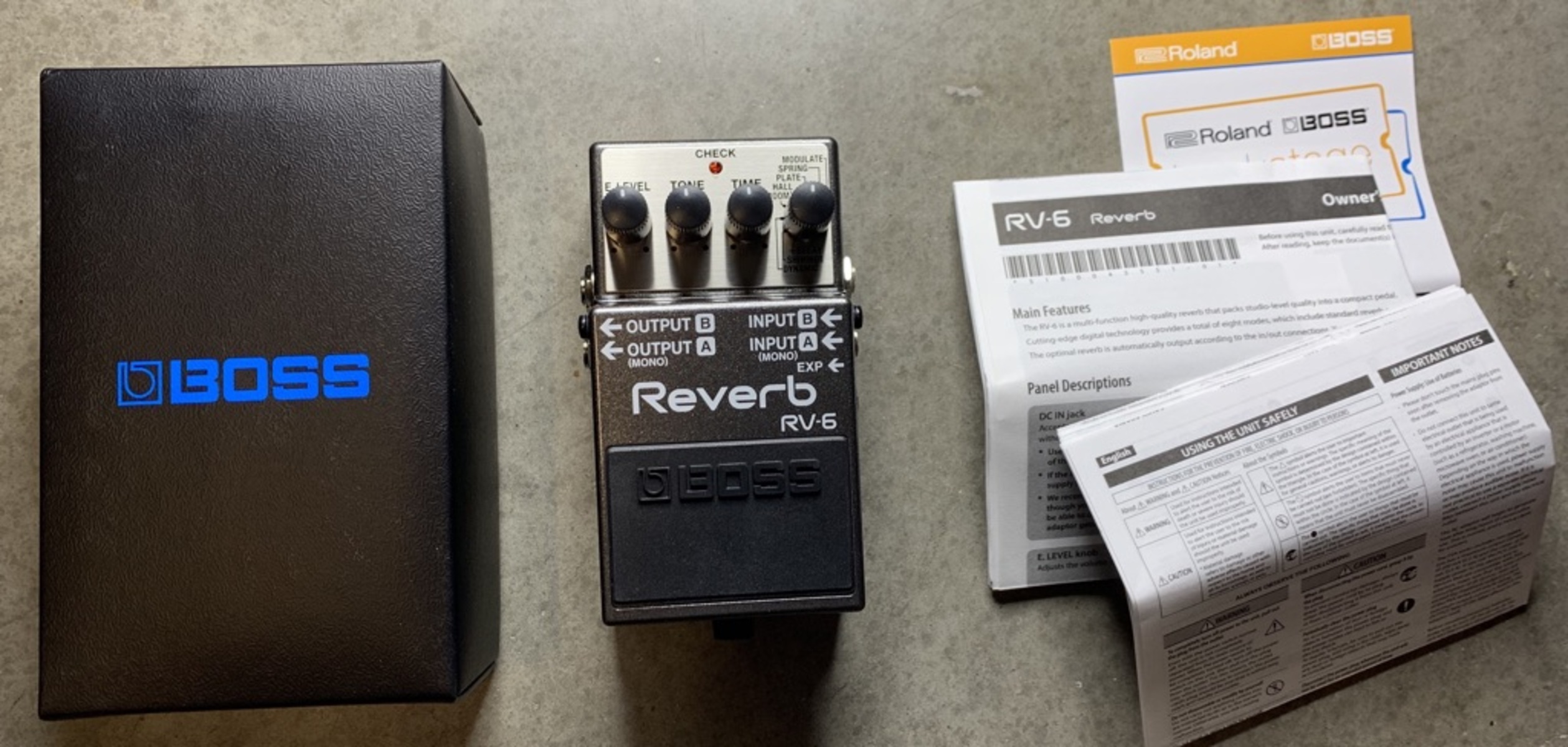 Pedalboard by equipboard featuring Boss RV-6 Reverb